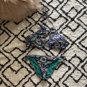 O’Neill multi floral bikini set